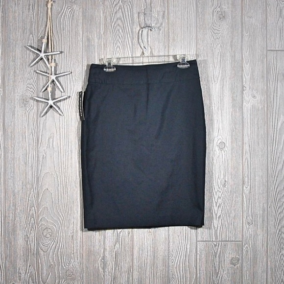 BERND Berger Pencil Skirt Navy Cotton Size 6 - Picture 7 of 7